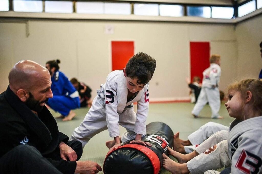Kids BJJ Norwich training image